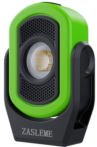 ZASLEME Upgrade 780 Lumens Little Cyclopia LED Rechargeable Magnetic Work Light,Waterproof Grade IP65,Anti-Drop Impact Resistance IK07,USB Rechargeable Work Lights for Mechanics Workshop.