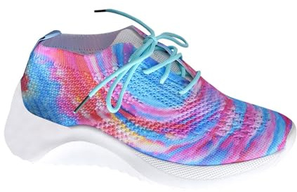 Generisch Baskets pour Femme - Imprimé Animal - Grandes Tailles - Chaussures agrandissantes - pour Tous Les Jours - Talon compensé - Vacances - Mode - Mignon - en Tissu - Gadget - pour Femme - Hiver,