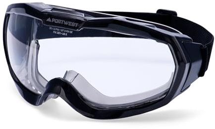 PORTWEST Lunettes de protection ventilées Ultra Safe Light Incolore - Protection EPI