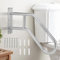 Pasamanos Acero Inoxidable,Barandilla De Escalera En u De Acero 60cm,Grado 1 a 4,Resistente y Antideslizante,Adecuado Para Garajes, Aseos, Balcones, Interiores y Exteriores(Tubo De 3,2 Cm)