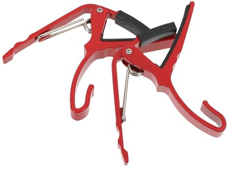 UPKOCH Rote Kapodaster Stimmstabil aus Aluminiumlegierung 2 Stück und Praktisches Ukulele Zubehör für Akustik und E-gitarren für Anfänger und Gitarristen