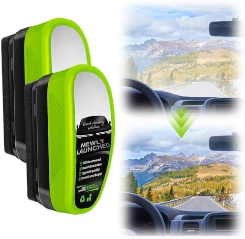 Cepillo de limpieza de película de aceite automotriz, potente tabla de limpieza de vidrio, herramientas de limpieza de parabrisas, limpiador de película de aceite de 150 ml para eliminar la suciedad