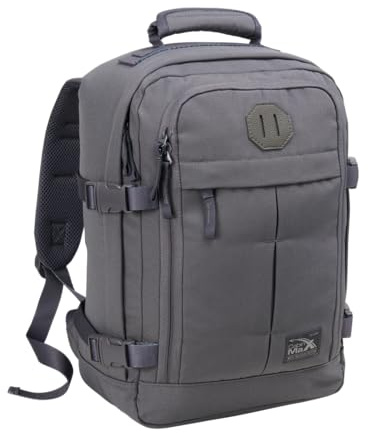 Cabin Max, Borsa da cabina per bagaglio a mano da mettere sotto il sedile Ryanair, zaino da viaggio, borsa per cabina da mettere sotto il sedile con cinghie di compressione, 40x30x20cm