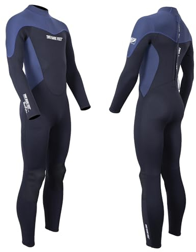 Two Bare Feet Mens Thunderclap 4/3mm Full Length Neoprene Multi-Season Wetsuit – Cold Water Surfing & Diving Suit, Premium Flexibility & Warmth for All Water Sports