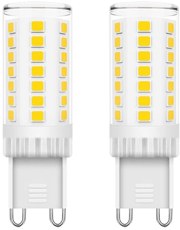 G9 LED Bulb Dimmable for W10709921 Whirlpool Microwave Oven, Natural White 4000K, Compatible with K-itchenaid Jenn-air Whirlpool Ma-ytag, 25W 40W Microwave Light Bulbs Replace for W10112515 (2 Pack)