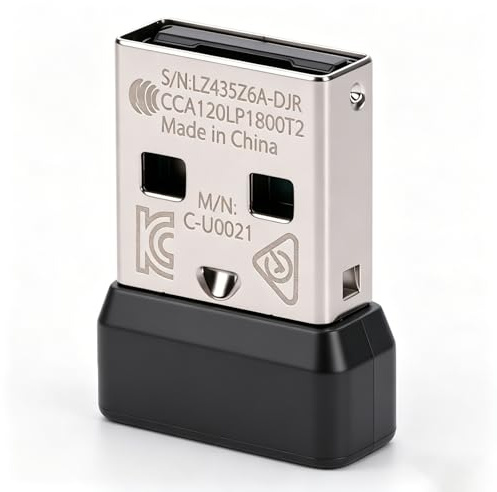 LICAEVEY Ricevitore USB, Dongle Wireless Bluetooth per Tasti MX Tasti K860 Keyboard Master 3s MX Anywhere 3 LIFT VERTICAL M650, Supporto per Wins OS X Linux