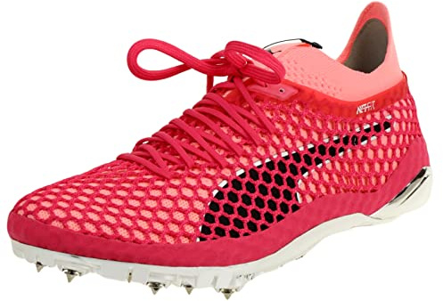 PUMA Evospeed Netfit Sprint, Unisex-Erwachsene Leichtathletikschuhe, Pink (Paradise PINK-Soft Fluo Peach Black), 41 EU (7.5 UK)