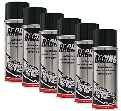 Lackspray Schwarz Glanz 400Ml Kwasny 288 005 Auto-K Racing 6X