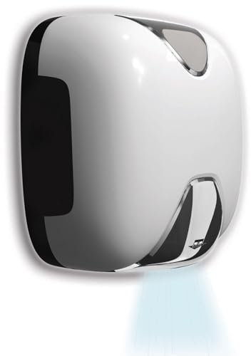 vama Asciugamani Elettrico con Fotocellula 1450W Laser Flow UV Basic BF Bianco
