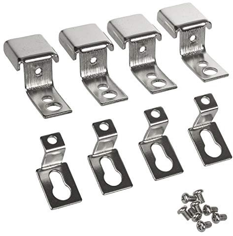 Maclean MCE546 Z-Bracket Mounting Set for LED Panel Mounting Set Ceiling Mounting Installation Kit Fastening Material (Z-Bracket Assembly Set)