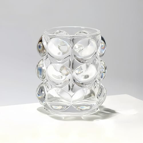 HARLIANGXY Organizador de Brochas de Maquillaje, Organizador de Cosméticos de Cristal, para Guardar Pinceles, Delineadores de Ojos, Lápices de Cejas, Máscaras de Pestañas, Transparente