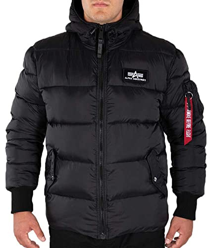 Alpha Industries Hooded Puffer Alpha FD Winterjacke für Damen Black