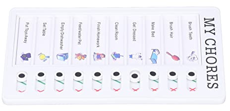 Wochenplaner für Kinder, Kinderverantwortung Checklist Boards, Chore Chart Memo Boards, Aufgabentabelle, Wochenplaner, Aufgabenplanliste für den Wandkühlschrank DIY Zeitplan Planer Selbstständigkeit