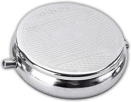 Taschen Aschenbecher ø5cm Deckel Metall Reiseaschenbecher