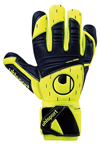 uhlsport Unisex Jugend Classic Absolutgrip HN Pro Jr. Fußball Torwarthandschuhe für Kinder und Erwachsene