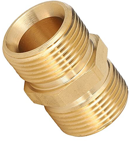 Adaptateur de Pulvérisateur Haute Pression en Laiton, M22 Filetage Mâle Métrique, Raccord de Nettoyeur à Pression, Connecteur de Tuyau 14mm