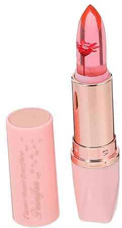 FOMIYES 3stücke Flower Lipstick Mit Temperaturwechsel Und Feuchtigkeitsspendenden Eigenschaften Lippenbalsam Mit Echtem Blüteninhalt Zitronen-geschmack