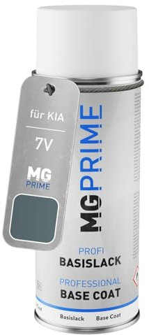 MG PRIME Autolack Spraydose für KIA 7V Olive Grey Metallic/Copper Graphite Basislack Sprühdose 400ml