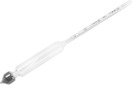 CIYODO Idrometro per con Misurazione Tester Strumento Liquori e Vino Design Trasparente e Compatto per Home Brewing e Test Gradazione Alcolica