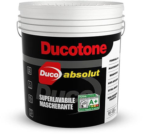 shabbychiccolors Ducotone Absolut Superlavabile Mascherante, 14 Litri, Alta Copertura