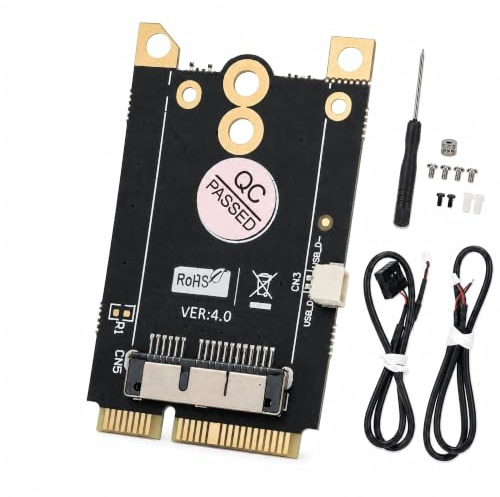 Ouitble Mini PCIE a BCM94630 Tarjeta adaptadora Convertidor de Red Plug and Play para 7 8 8.1 10 OS X Broadcom BCM94360CD BCM943602CS BCM94360CS2 BCM94331CD BCM94360C