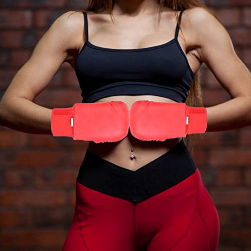 KIMISS Un par de de Boxeo para Karate con Protector de Pulgar - Protectores de Manos para Entrenamiento de Artes Marciales y Juegos Deportivos (M)