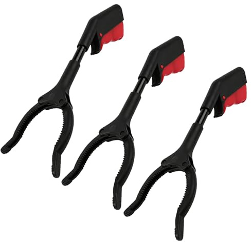 CQZYSM 3 pinze per rifiuti per bambini e anziani, 30 cm, per rifiuti, riciclaggio, giardino, cortile, pinza per rifiuti, braccio di presa per anziani, pinza per rifiuti per bambini, leggera e