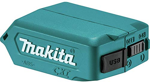 Makita DEAADP08 USB Adapter für 10,8V/12V max. für Li-Ion Akkus Schwarz