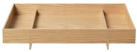 blomus Tablett -ABENTO- | Serviertablett aus Holz | Größe L | Natürliches Design | Dekotablett für Küche, Esszimmer & Wohnbereich | Vielseitig einsetzbar
