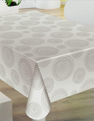 Mr.Hule, Mantel Hule 100x140 cm Espiral, Mantel de 100% PVC Antimanchas, Impermeable y Resistente a Todo Tipo de líquidos