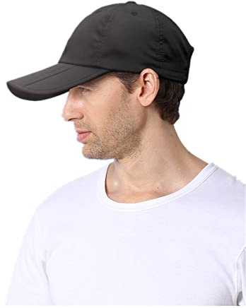 SJTJSPX Casquette Sports Homme Femme Pliable Casquette Séchage Rapide Unisexe Visière Longue Casquette de Baseball Chapeau de Soleil Chapeau de Été Lègére Chapeau de Sports Pêche Golf Plage