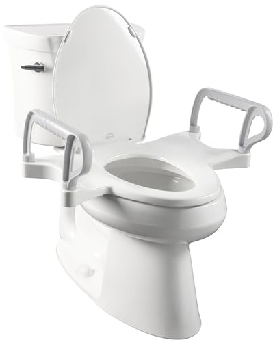 Bemis Assist Premium Toilet Seat with Built-in Support Arms