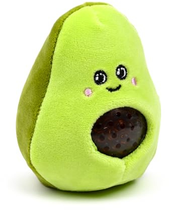 Puckator Queasy Squeezies Avocado-Plüsch-Quetschspielzeug