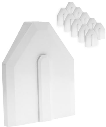 TruMAX Universal Conservatory Glazing Bar End Cap (10 Pack) - White