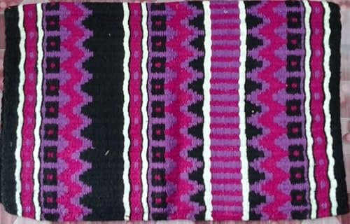 EQUIEMPRESS Sattelunterlage Western Show/Westernsatteldecke aus Neuseelandwolle, Top Wool Pad Sensor Flex (Anpassung möglich) A-466 (36 x 36)