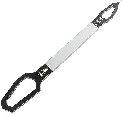 SHINEOFI Llave de Doble Extremo Autoajustable de Acero 6-24mm Negra