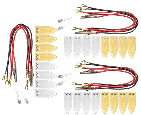 Besportble Kit d'expérimentation scientifique avec 3 piles à fruits pour enfants - Jouet éducatif pour enfants - Production d'électricité avec pommes de terre et citrons dans la tige