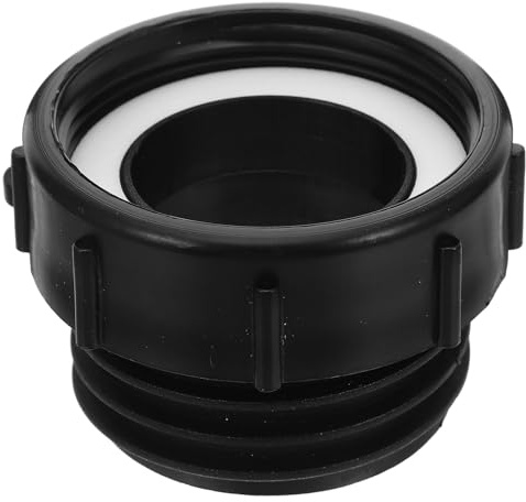 Amosfun IBC Tote Fine Thread Adapter to Coarse Thread 60mm Hose Faucet Connector for Garden Hose, 2-inch IBC Tank Valve Fitting Suitable for Water Tank Connection