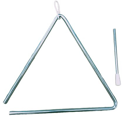 Musical Triangle Percussion Instrument with Striker 5