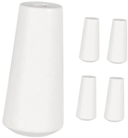 BEBEMOKO 5 Piezas Tiradores de Cordón de Madera Beige para Persianas Accesorios Estables y Fáciles de Instalar para Cortinas y Estores