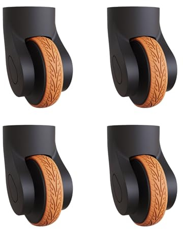 ZYKEJJDDAK 4 st resväska hjulskydd silikonskydd justerbart resor bagage spinner skydd för de flesta möbeltillbehör hjulskydd, b
