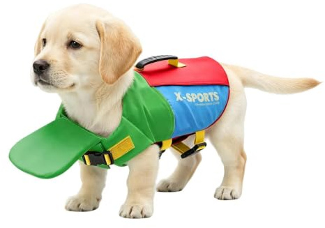 Chaleco Flotante para Perros Bañador De Seguridad Ajustable Reflectante | Chalecos Salvavidas para Perros Para Verano, Piscina, Lago, Río, , Playa, Aire Libre, Viaje, Entrenamiento