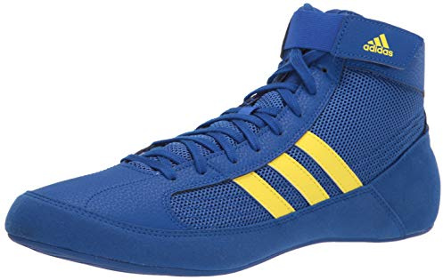 adidas Men's HVC Wrestling Shoes, Royal Blue/Yellow/Black, 7.5