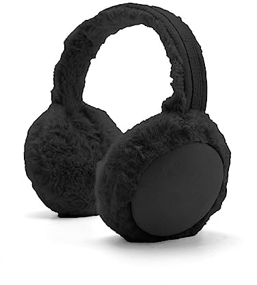 Haokaini Öronmuffar för kvinnor, flickor, damer och män, vintervarma öronskydd i plysch, fluffig öronvärmare i fleece, öronskydd för utomhusbruk