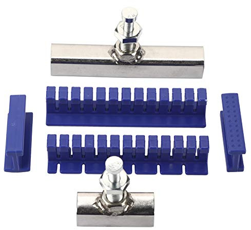 Karosserie-Ausbeulen-Reparatur-Werkzeug, Dellen-Auto-Reparatur-Werkzeug Fahrzeug-Ausbeulen-Reparatur-Werkzeug-Set Blaues Dellen-Abzieher-Set, Abziehlaschen für PDR