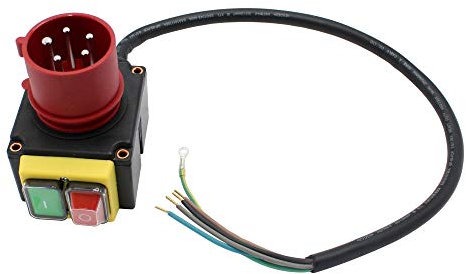 SECURA Schalter Stecker mit CEE-Stecker 400V kompatibel mit Holzspalter