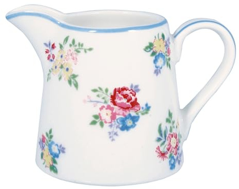 GreenGate Milchkännchen Creamer Elena petit white Porzellan