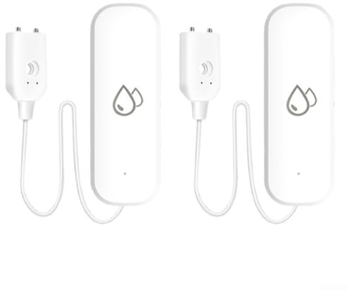 for FACULX Smart Home Water Leakage for IMMERSION Sensor Detector APP Alarm Timing, For Kitchens, Basements, Sinks