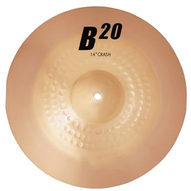 Juego de platillos B20 de bronce fosforado de 8/10/12/14/16/18/20 pulgadas Hi-hat (14 pulgadas)
