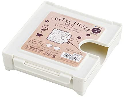 Boîte en papier filtre à café avec couvercle de rangement anti-poussière, boîtes en papier filtrant pour la maison